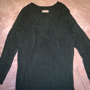 Ruff Hewn Green Sweater